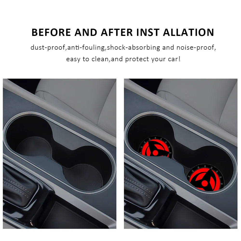 Naruto Sharingan Car Cup Holder Inserts – Bring Out Your Inner Uchiha