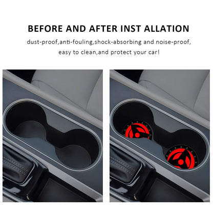 Naruto Sharingan Car Cup Holder Inserts – Bring Out Your Inner Uchiha