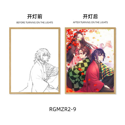 Demon Slayer Light-Up Art Frame - Tokyowai