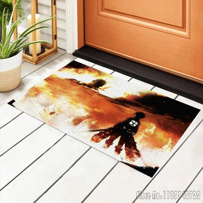Attack On Titan Rug Carpets - Tokyowai