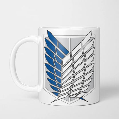 Attack on Titan Emblem Mug Set – Survey Corps, Military Police, Garrison, and Cadet Corps - Tokyowai