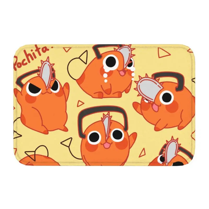 Chainsaw Man Anime Rug – Denji & Power Design