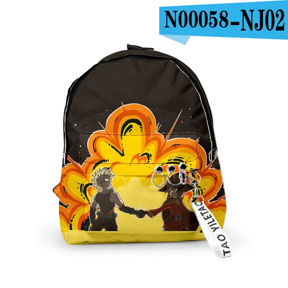 My Hero Academia Backpack Canvas Schoolbag Unisex - Tokyowai
