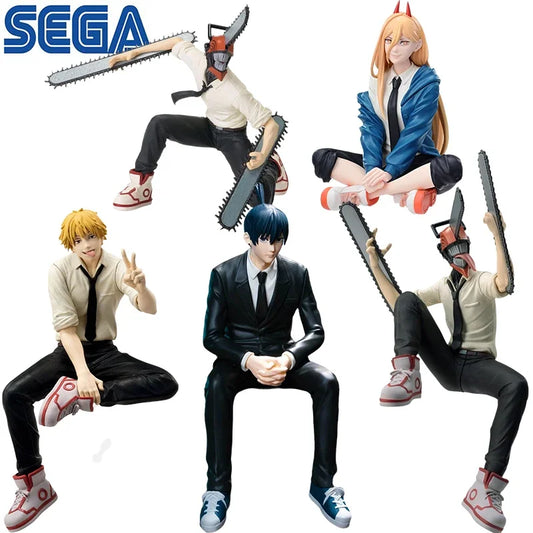 Chainsaw Man SEGA PVC Figures – Denji, Power, Aki, and Chainsaw Man
