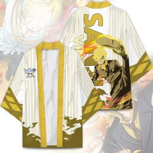 One Piece Anime Kimono Robes – Lightweight Summer Yukata Jacket