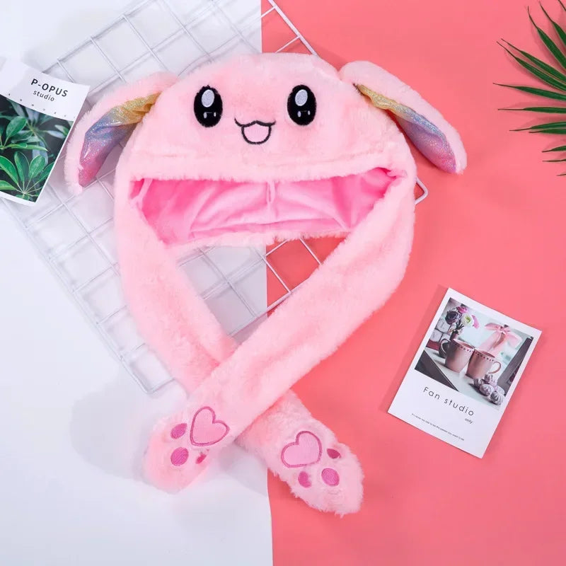 Pikachu LED Light-Up Plush Hat with Moving Ears - Tokyowai