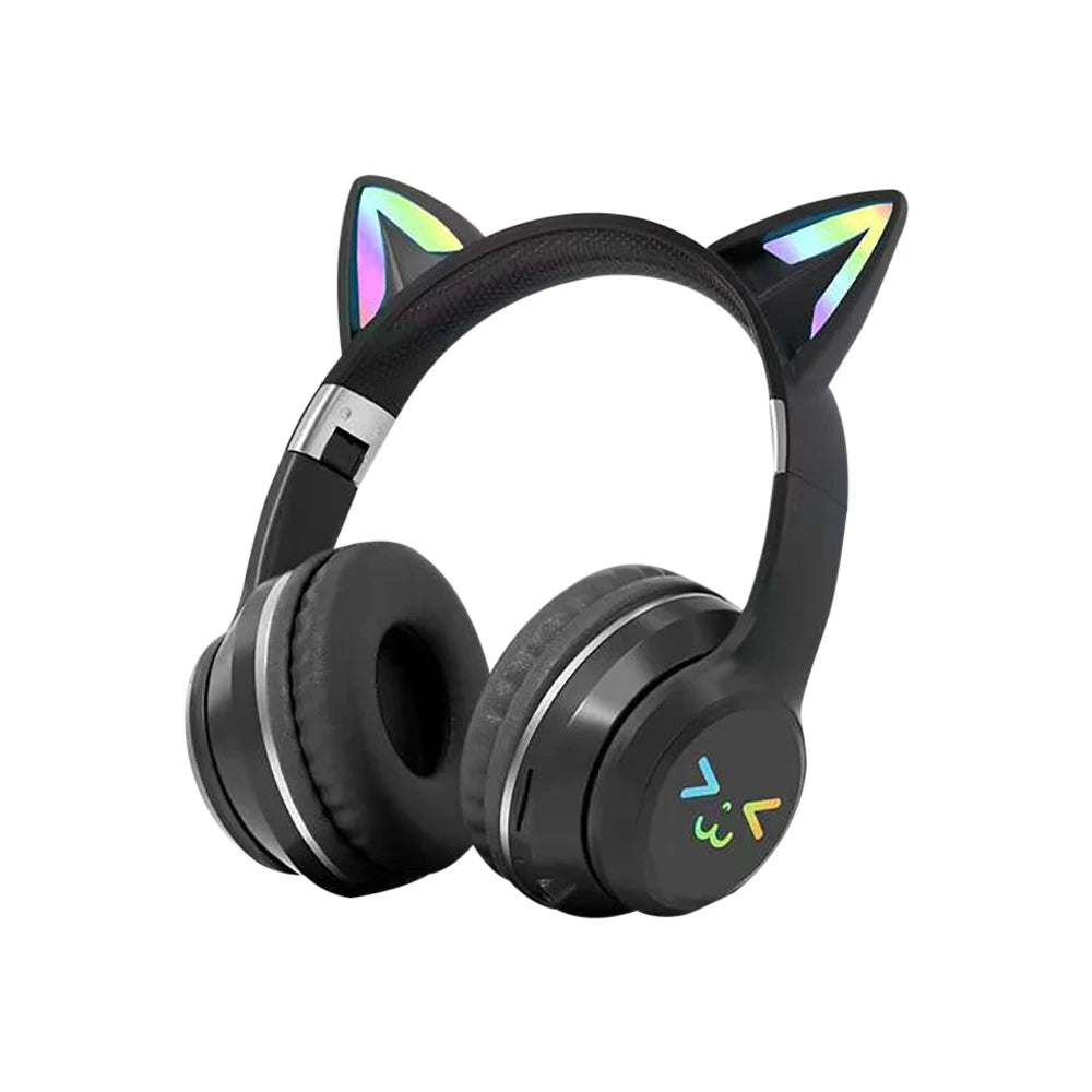 Anime Wireless Bluetooth Cat Ear Headphones