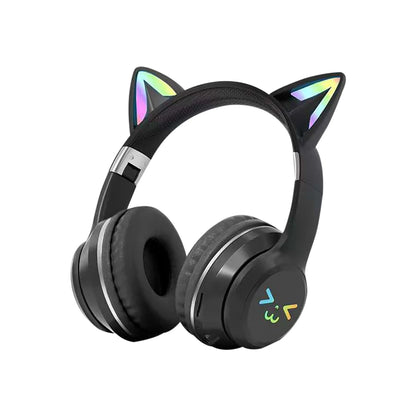 Anime Wireless Bluetooth Cat Ear Headphones