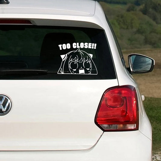 Anya Forger “Too Close!!” Car Sticker!
