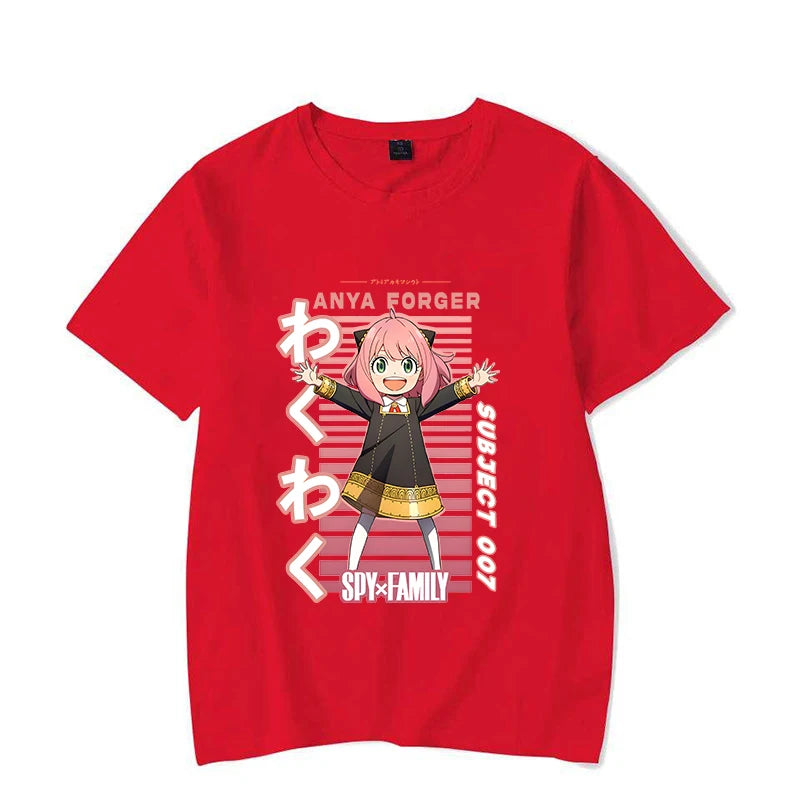 Anya Forger Spy x Family Oversized Black T-Shirt - Tokyowai