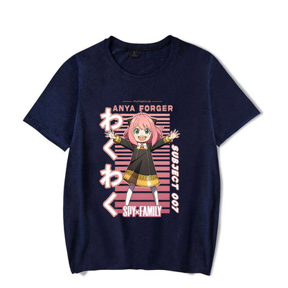 Anya Forger Spy x Family Oversized Black T-Shirt - Tokyowai