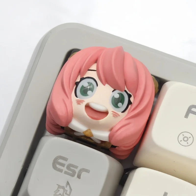 Anya Forger Resin Keycap – Spy x Family Custom Mechanical Keyboard Topper