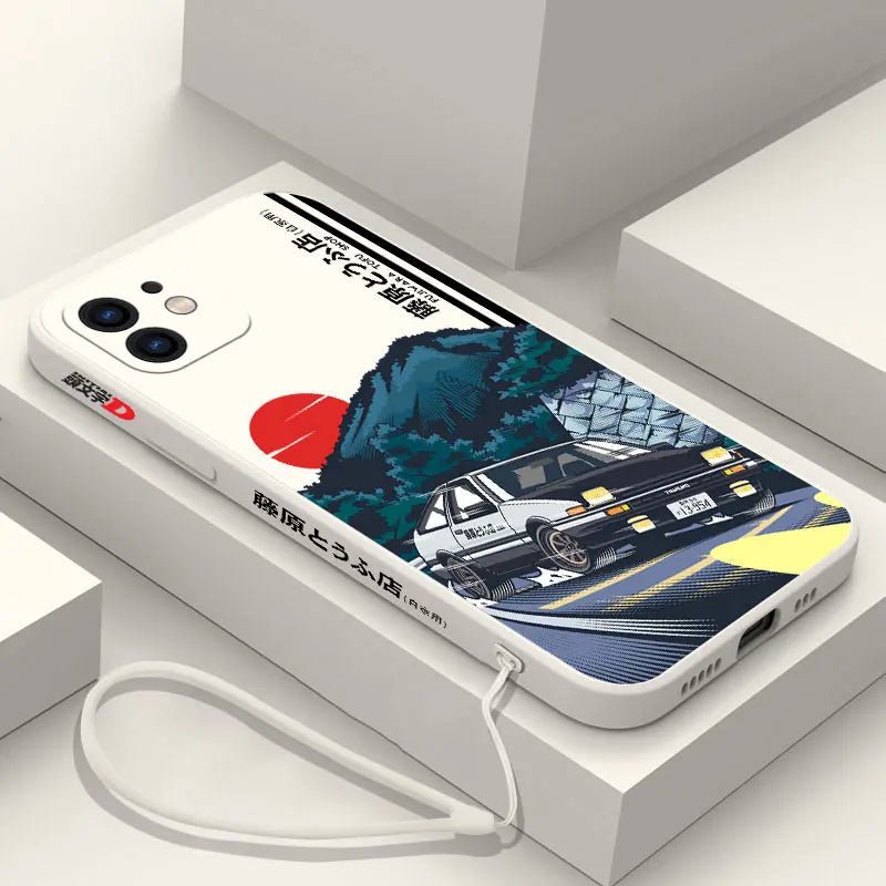 Initial D AE86 Mountain Drift iPhone Case
