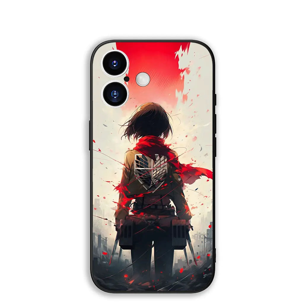 Attack on Titan Shockproof Armor Case with Ring Stand for Xiaomi Redmi Series