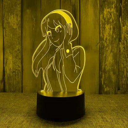 Spy x Family 3D LED Night Light – Loid, Yor & Anya Designs (Warm White)