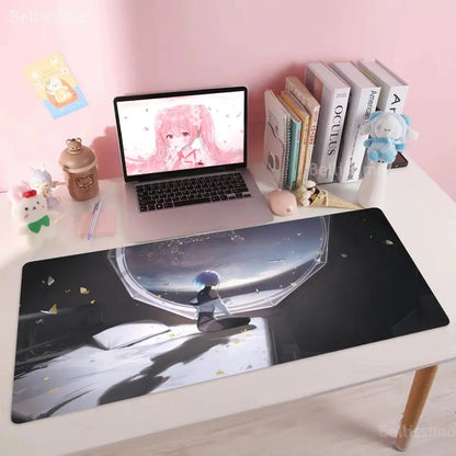 Cyberpunk Edgerunners RGB Gaming Mouse Pad  Extended Desk Mat