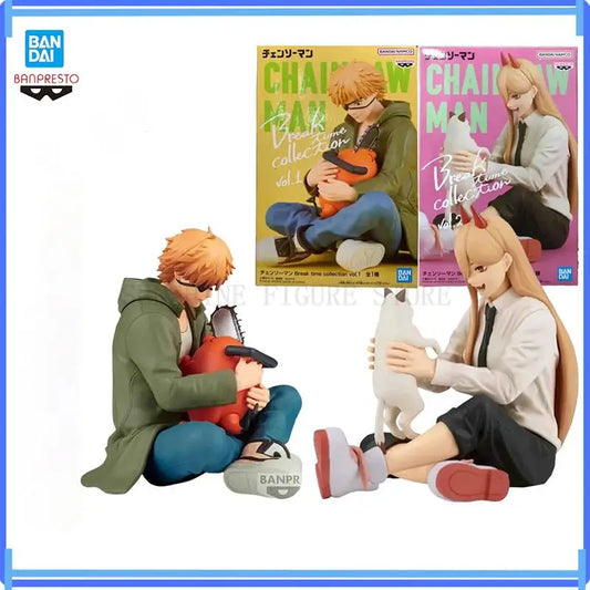 Chainsaw Man Denji and Power Break Time Collection PVC Figures