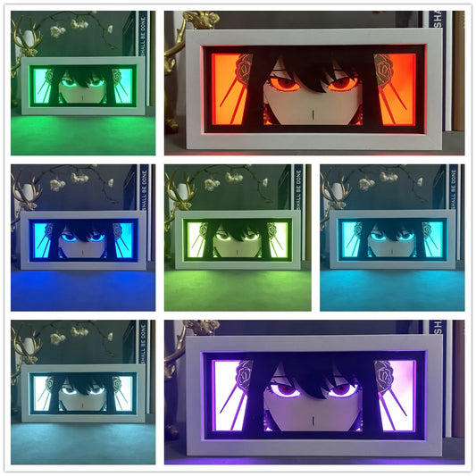 Spy x Family Yor Forger LED Shadow Box – Papercraft Light Frame (RGB or Fixed Light)