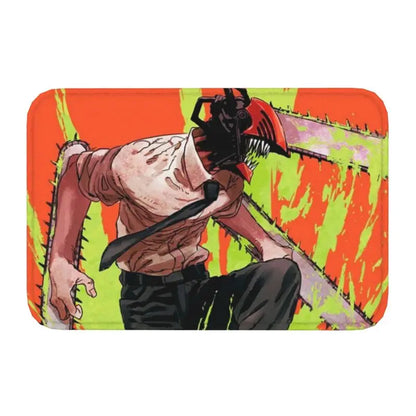 Chainsaw Man Anime Rug – Denji & Power Design