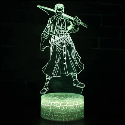 One Piece LED Night Light –26 Character & Symbol Variants