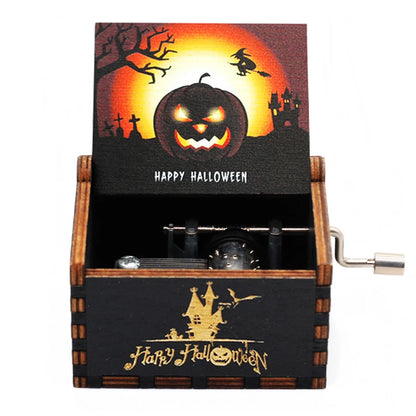 One Piece “Binks’ Sake” Wooden Music Box – Hand-Cranked Collectible