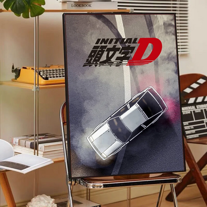 Initial D AE86 Wall Art Poster Set