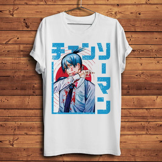 Chainsaw Man Character Graphic T-Shirts