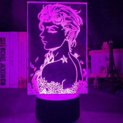 Jotaro Kujo 3D LED Night Light – JoJo’s Bizarre Adventure Edition