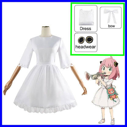 Spy x Family Anya Forger Cosplay Dress Set