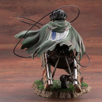 Attack On Titan Action Figure Levi Ackerman Figurine 18cm