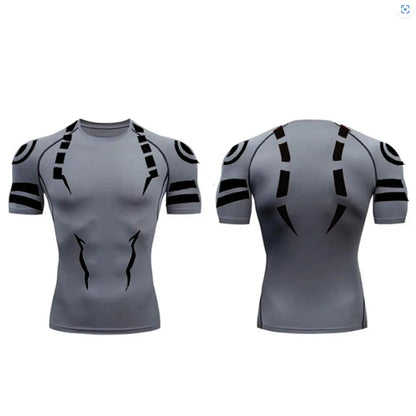 Jujutsu Kaisen Compression Set Fitness Suit for Men Quick Dry - Tokyowai
