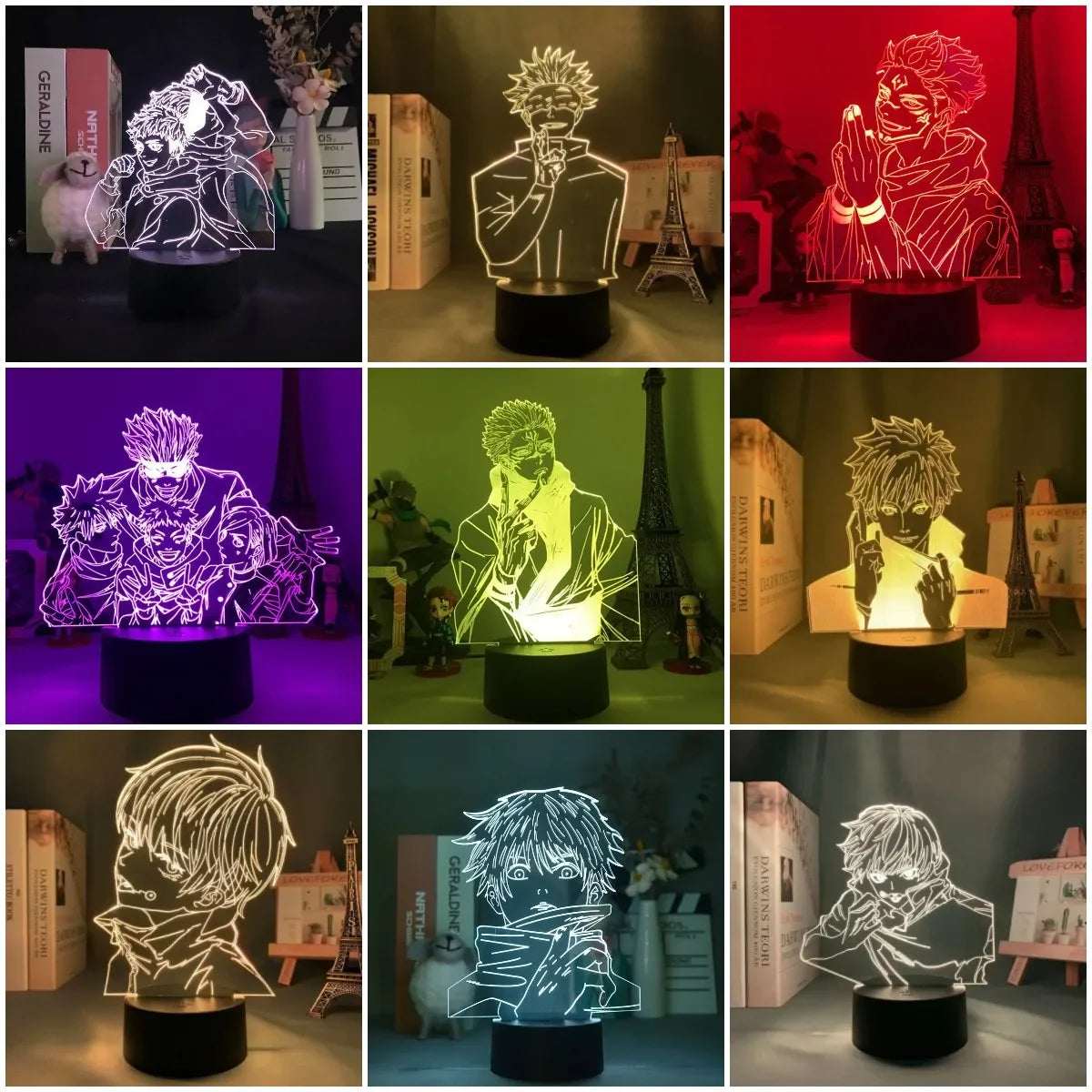 Jujutsu Kaisen 3D LED Lamp - Tokyowai