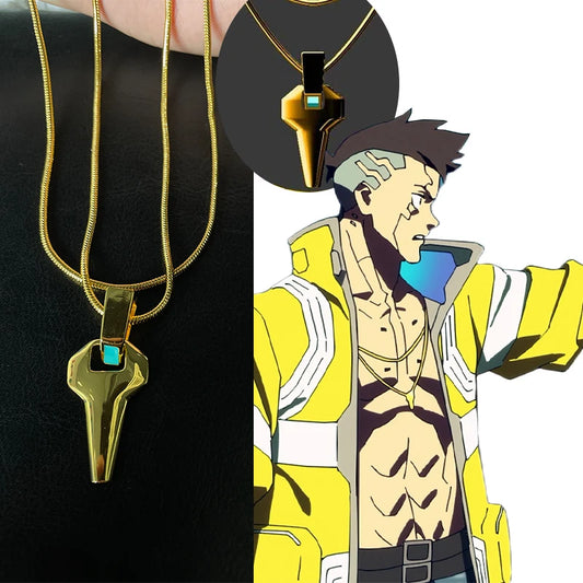 Cyberpunk Edgerunners David Martinez Dog Tag Necklace