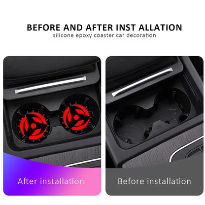 Naruto Sharingan Car Cup Holder Inserts – Bring Out Your Inner Uchiha