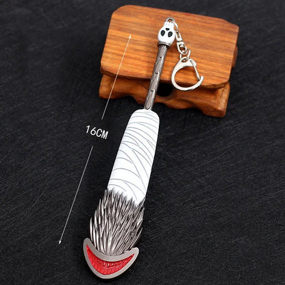Naruto Keychain Kunai Shuriken Konoha Ninja Pendant - Tokyowai