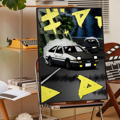 Initial D AE86 Wall Art Poster Set