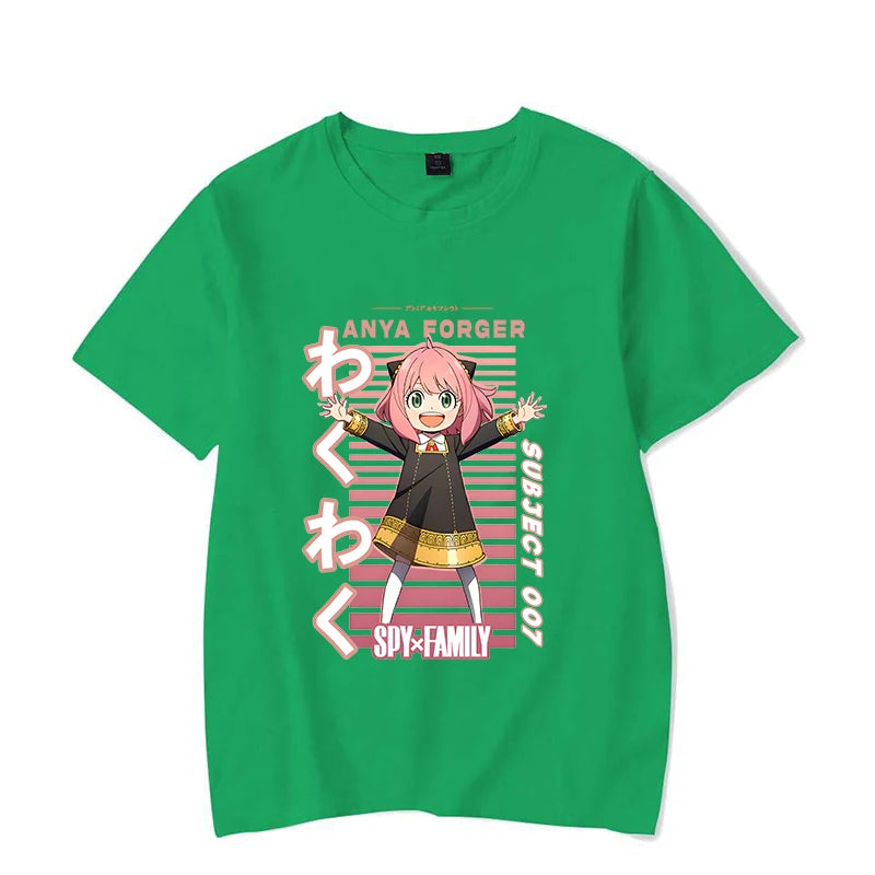 Anya Forger Spy x Family Oversized Black T-Shirt - Tokyowai