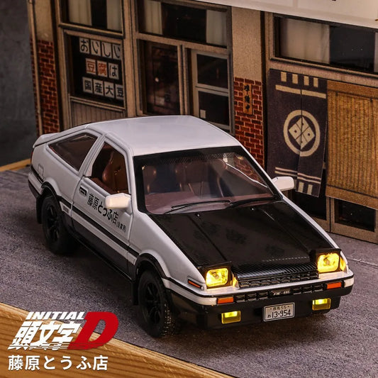 Initial D 1/32 AE86 Trueno Diecast Model Car