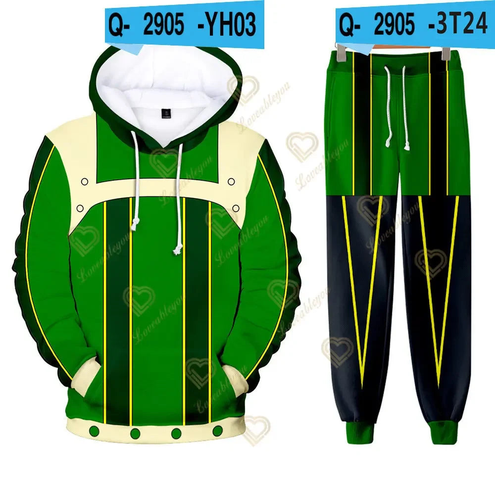 My Hero Academia Hoodies Unisex Clothing Sets - Tokyowai