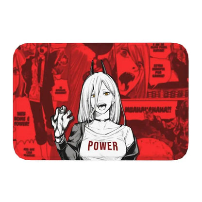 Chainsaw Man Anime Rug – Denji & Power Design