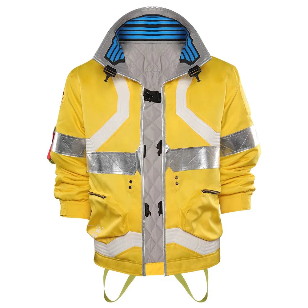 David Martinez Cyberpunk Edgerunners Jacket – Yellow Cosplay Edition (Sizes XXS–4XL)