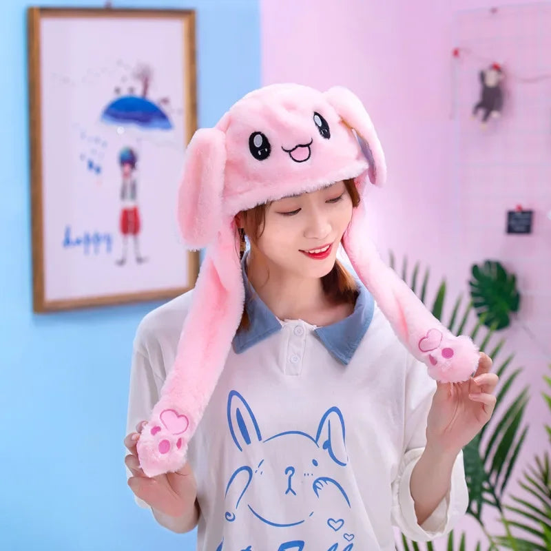 Pikachu LED Light-Up Plush Hat with Moving Ears - Tokyowai