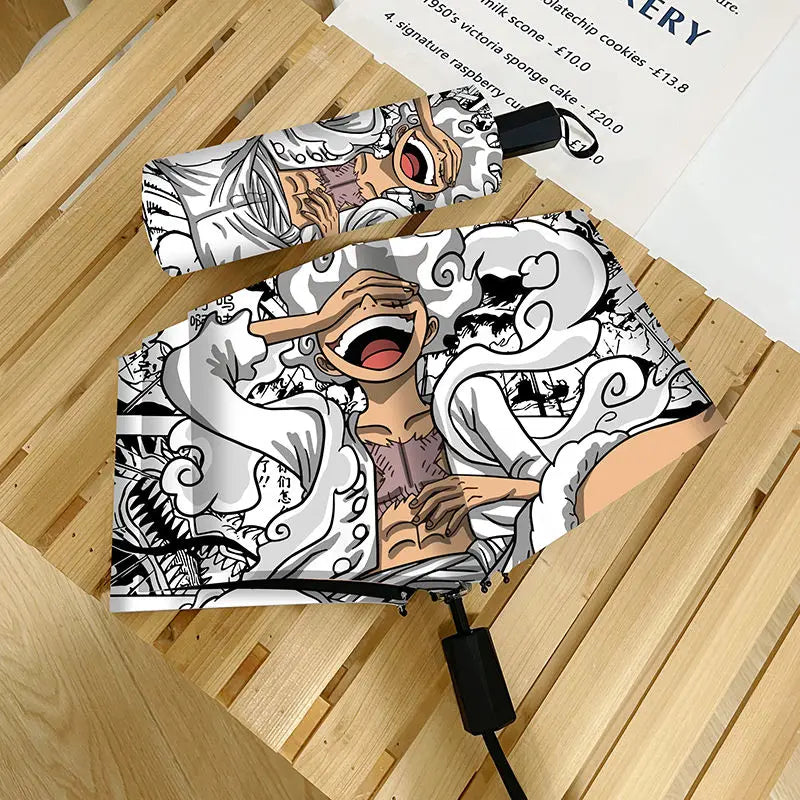 One Piece Luffy Nika Fold Umbrella - Tokyowai