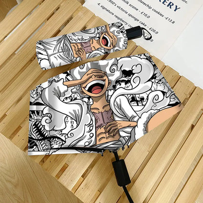 One Piece Luffy Nika Fold Umbrella - Tokyowai