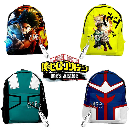 My Hero Academia Backpack Canvas Schoolbag Unisex - Tokyowai