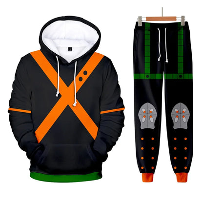 My Hero Academia Hoodies Unisex Clothing Sets - Tokyowai
