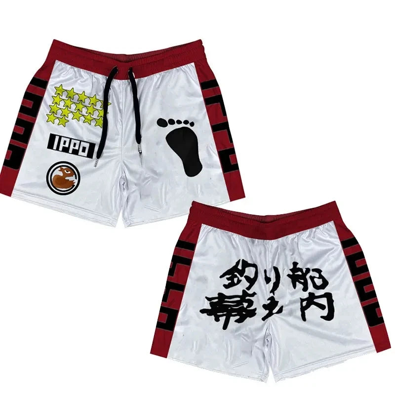 Hajime no Ippo Gyms Quick Drying Sport IPPO Shorts - Tokyowai