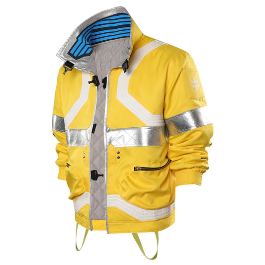 David Martinez Cyberpunk Edgerunners Jacket – Yellow Cosplay Edition (Sizes XXS–4XL)