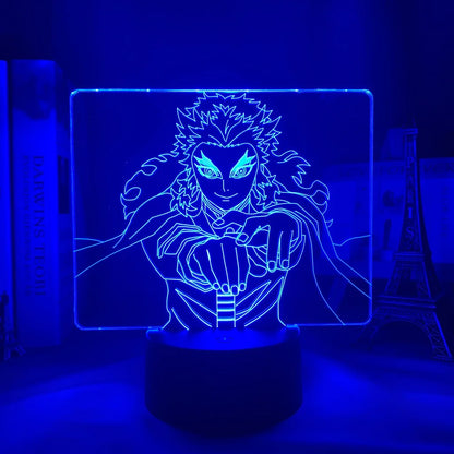 Demon Slayer LED Night Light Collection – 16-Color Anime Acrylic Lamps (37 Variants)
