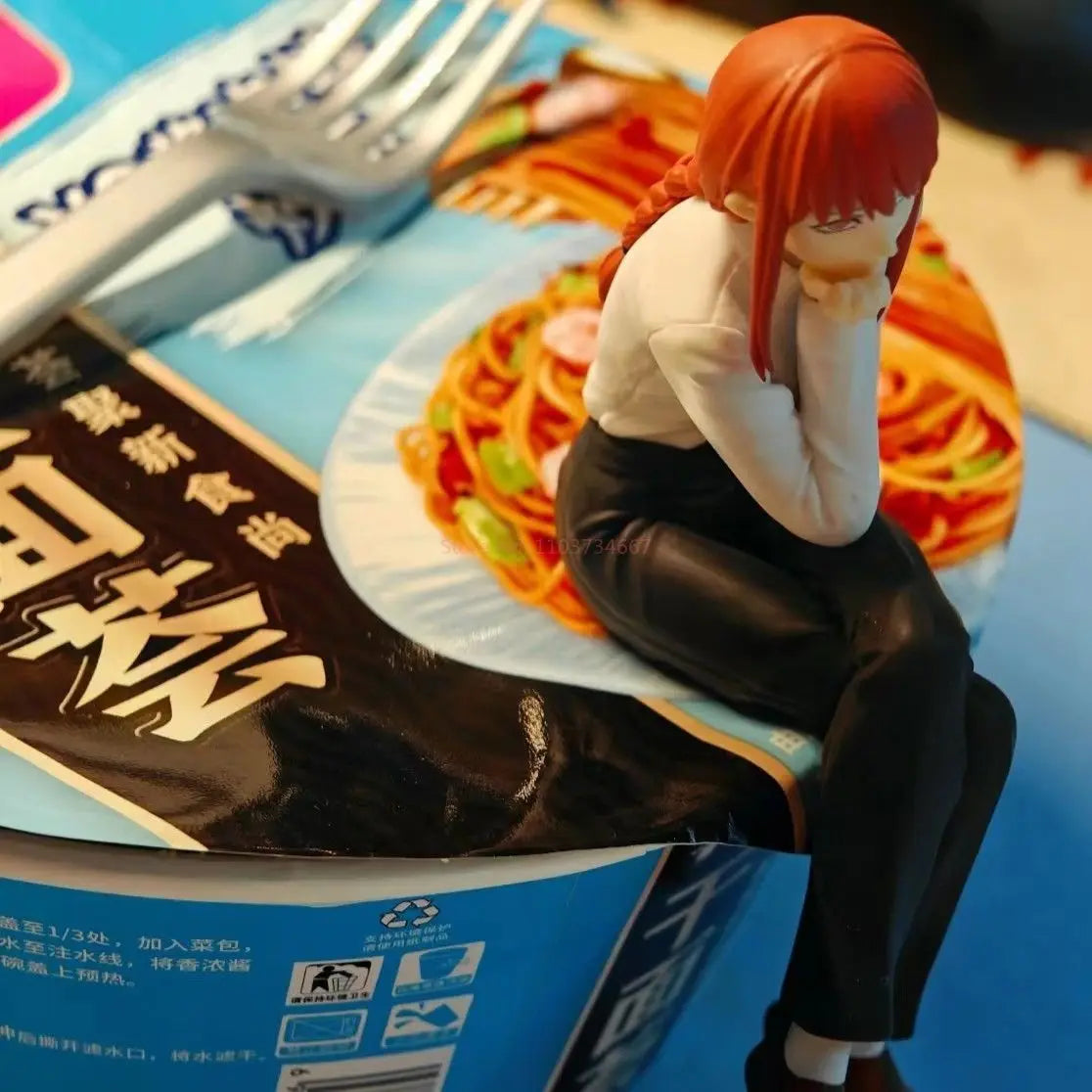 Chainsaw Man Ramen Cup Lid Figure – Makima Sitting Pose